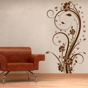 Fiori decorativi vinile verticale I