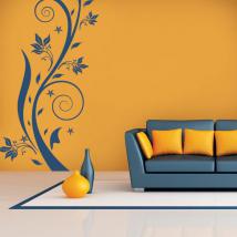 Fiori decorativi verticali vinile