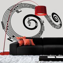 Personale di vinile decorativo a spirale