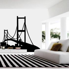 Ponte Golden Gate di vinile decorativo