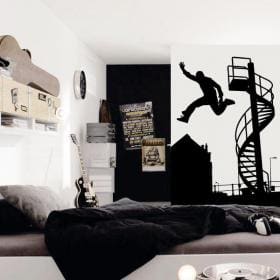 Vinile decorativo Parkour