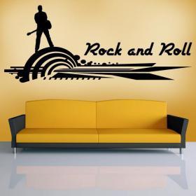 Vinile decorativo Rock and Roll mi