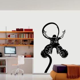 Vinile decorativo bungee jumping