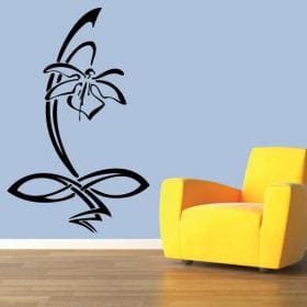 Fiore decorativo vinile orchidea