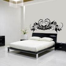 Testiera floreale decorativo del vinile Italian 308