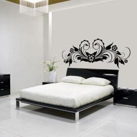 Testiera floreale decorativo del vinile