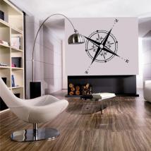 Bussola di vinile decorativo