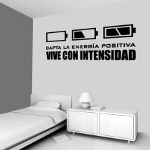 Energia positiva vinile decorativo