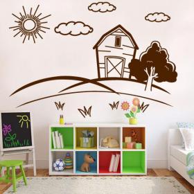 Panorama di bambino vinile decorativo