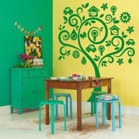 Albero ecologico di adesivi Paredes