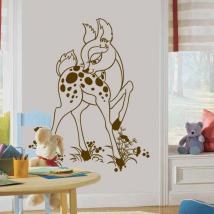 Vinile decorativo cerbiatto Bambi