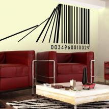 Codice a barre vinile decorativo