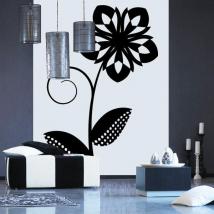 Decorare il fiore retrò pareti