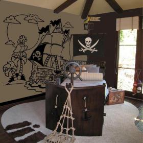 Decorare la nave pirata Paredes
