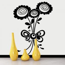Vinile decorativo disegno floreale