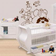 Figlio di decorazione pareti Safari