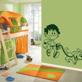 Figlio di decorazione Paredes con pet