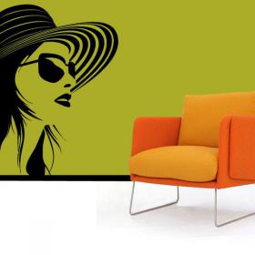 Decorazione silhouette femminile Paredes