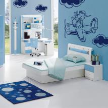 Velivolo di bambino decorazione pareti