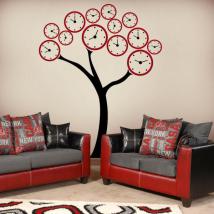 Decorare pareti albero orologi