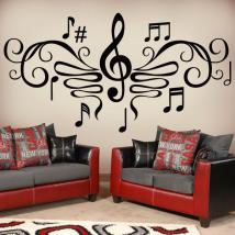 Filigrana musicale vinili decorativi