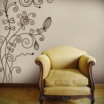 Fiori decorativi vinile Vintage