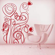 Fiori retrò vinile decorativo Italian 610