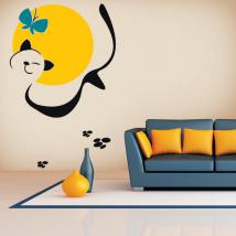 Vinile decorativo animale arte