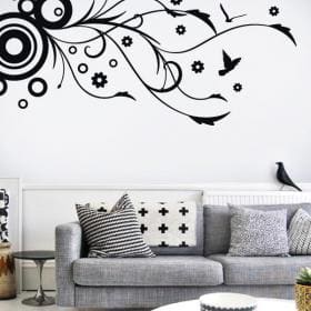 Natura floreale decorativo del vinile