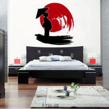 Pannelli luminescente dividendo fluowall Oriental Geisha