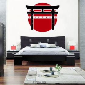 Porta vinile decorativo Torii Giappone