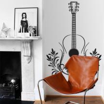 Chitarra vinile decorativi tribale