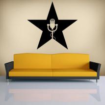Star musicale vinili decorativi