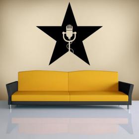 Star musicale vinili decorativi