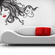 Donna Pop pareti di vinile decorativo