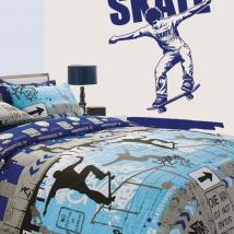 Parete vinile decorativo Skate