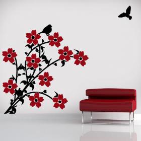 Fiori decorativi vinile a colori