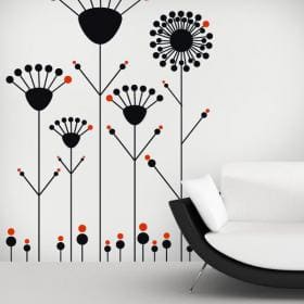 Vinile decorativo fiori Pop Paredes