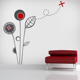 Fiori decorativi vinile dell'autore