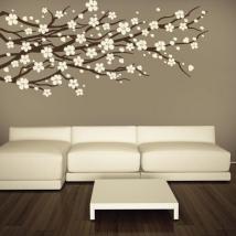 Parete vinile decorativo natura floreale