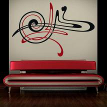Vinile decorativo muro arte retrò