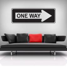 Vinile decorativo One Way New York