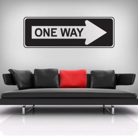Vinile decorativo One Way New York