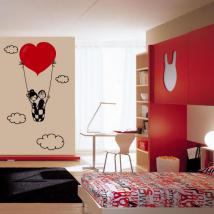 Amore decorativi vinile tra le nuvole
