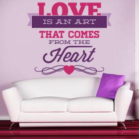 Pannelli luminescente dividendo fluowall amore romantico