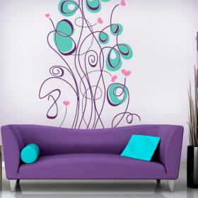 Cuori e fiori di vinile