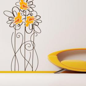 Vinile natura arte floreale