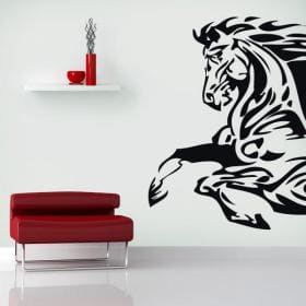 Cavallo animale vinile tribale