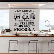 Testi di vinile il caffè del lunedì