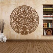 Pietra decorativa del vinile del calendario Aztec Sun